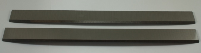 Нож 300х25х3мм (пара) (сталь 65г) фото 1