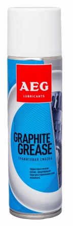 Смазка графитовая AEG Аэрозоль 335мл. фото 1