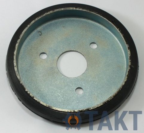Кольцо фрикционное для снегоуборщика D 114 мм/94 мм, Dпосад. 25 мм на металлическом диске фото 1